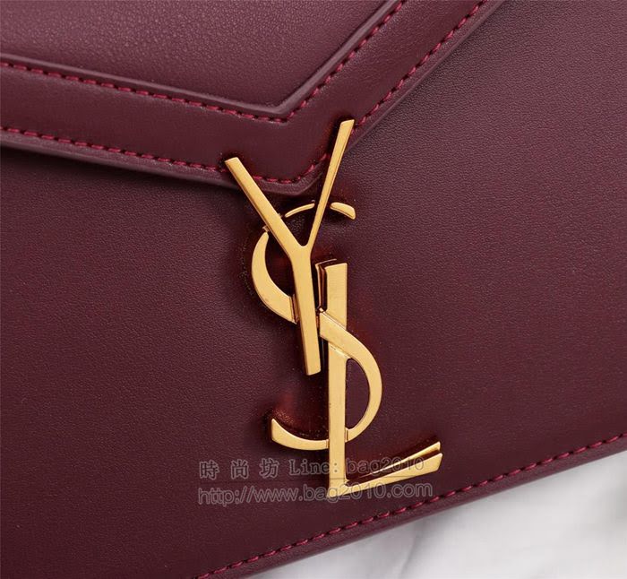 YSL女包 專櫃同步新款 CASSANDRA 頂級進口牛皮鏈條包 聖羅蘭女斜跨包  yas1754
